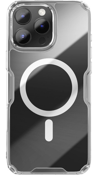 iPhone 16 Pro Case Hülle - Nillkin Magnetische Nature Pro mit MagSafe - Transparent