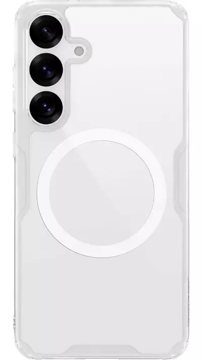 Galaxy S25 Case H&uuml;lle - Nillkin Nature TPU Pro mit MagSafe - Transparent