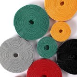 Baseus Regenbogenkreis Klettband Kabelorganizer 3m Schwarz ACMGT-F01 - Haken und Schlaufenriemen Velcro Tape - Schwarz