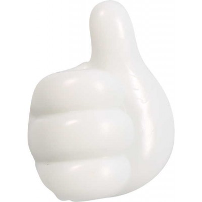 Witzige Silikon Kabel Organizer Thumbs-Up für Ladekabel, Schlüssel u.m. - Weiss