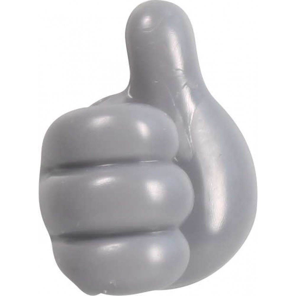 Organisateur de câbles en silicone amusant Thumbs-Up pour les câbles de chargement, les clés, etc. - Gris