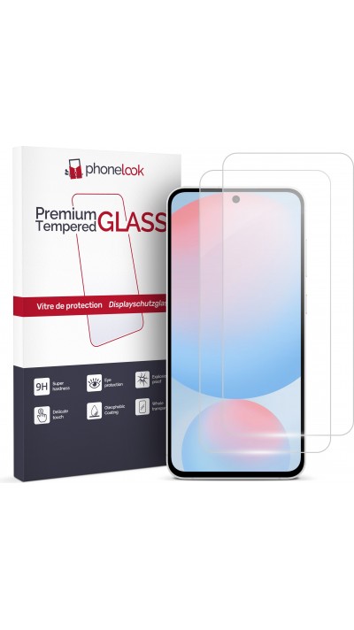 2er Set Panzer Glas Displayschutzfolie - Galaxy S24 Ultra