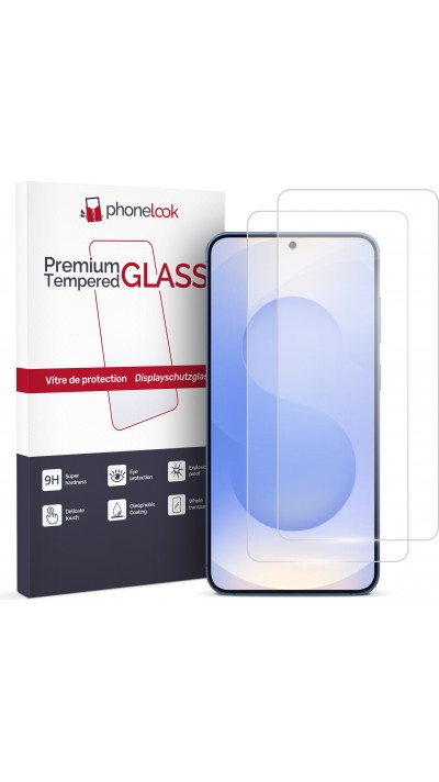 2er Set Panzer Glas Displayschutzfolie - Galaxy S25