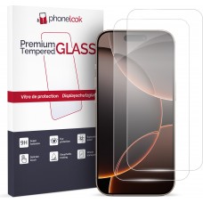 2er Set Panzer Glas Displayschutzfolie - iPhone 16 Pro Max