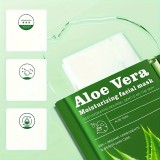 8er Pack Aloe Vera Tuchmasken feuchtigkeitsspendend und straffend mit Hyalurons&auml;ure alkoholfrei