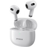 PhoneLook Pods 2 - Kabellose TWS Bluetooth 5.3 In-Ear Kopfhörer ENC Headset + Lade Case - Weiss