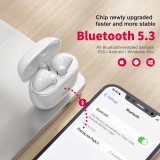 PhoneLook Pods 2 - Kabellose TWS Bluetooth 5.3 In-Ear Kopfhörer ENC Headset + Lade Case - Weiss