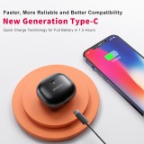 PhoneLook Pods 2 - Kabellose TWS Bluetooth 5.3 In-Ear Kopfhörer ENC Headset + Lade Case - Schwarz