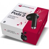 PhoneLook Pods 2 - Kabellose TWS Bluetooth 5.3 In-Ear Kopfhörer ENC Headset + Lade Case - Schwarz