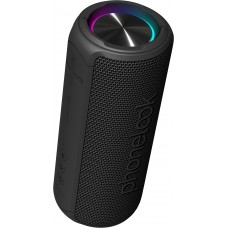 PhoneLook Soundbox LED - Tragbare kabellose Bluetooth Lautsprecher wasserdicht mit LED Beleuchtung (12W, USB-C)