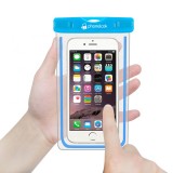 Wasserdichte Smartphone Tüte mit berührungsempfindlicher Hülle PhoneLook - Blau
