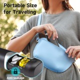 Woche Pillendose tragbar 7 Tage kompakte Medikamenten-Dispenser - Schwarz