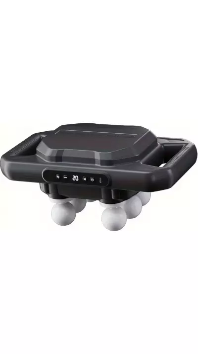 Tiefenmuskel-Massageger&auml;t mit 6 Aufs&auml;tzen