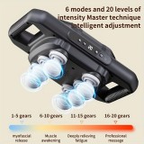 Tiefenmuskel-Massageger&auml;t mit 6 Aufs&auml;tzen