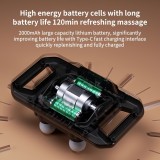 Tiefenmuskel-Massageger&auml;t mit 6 Aufs&auml;tzen