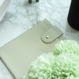 Elegante universelle Smartphone Umhängetasche aus veganem Leder inkl. Umhängegurt aus Leder (vegan) - Sand