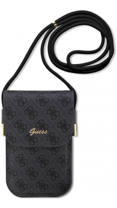 Guess Universaltasche mit integriertem Schulterriemen und Kartenhalter - Schwarz