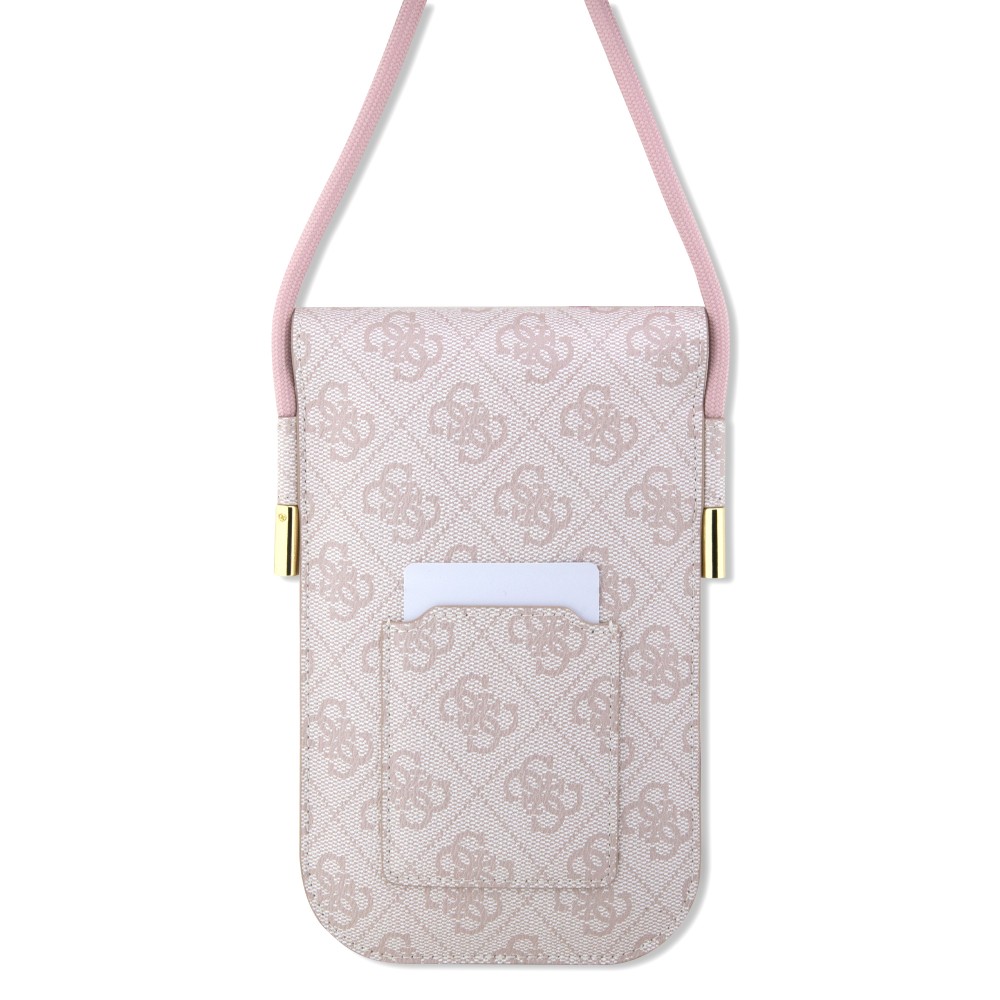 Guess Universaltasche mit integriertem Schulterriemen und Kartenhalter - Hellrosa