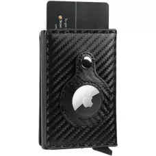 AirTag 2 in 1 Kartenhalter und Halter mit RFID-Blocker Karbon fiber - Karbon