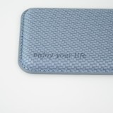 Magnetischer Kartenhalter Wallet Carbon Effekt - Kompatibel mit Apple MagSafe - Blau