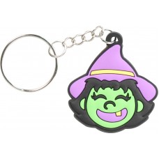 Lustiger universal Halloween Schlüsselanhänger lachende Hexe