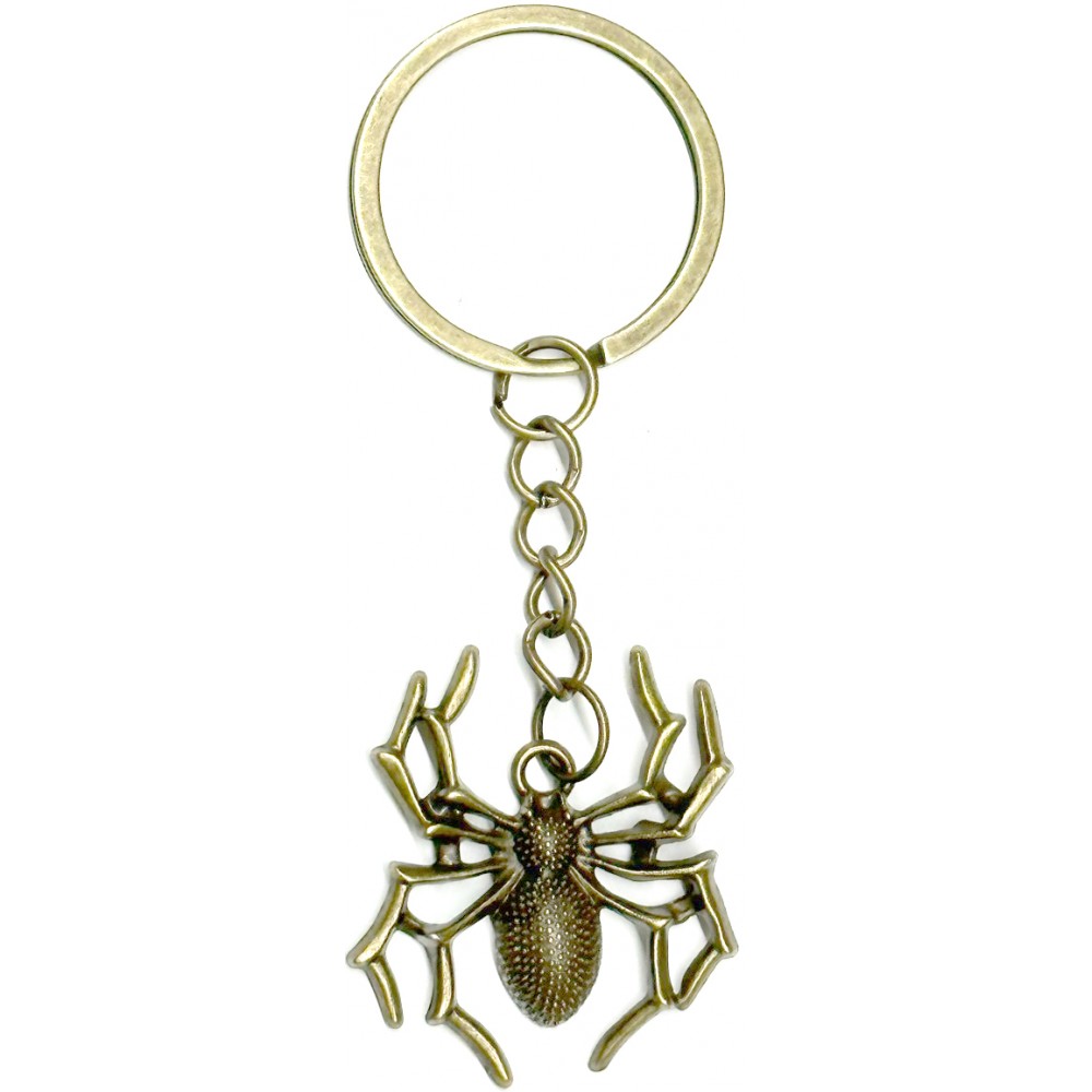 Lustiger universal Halloween Schlüsselanhänger Spinne