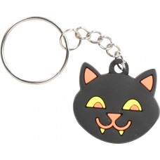 Lustiger universal Halloween Schlüsselanhänger listige Katze