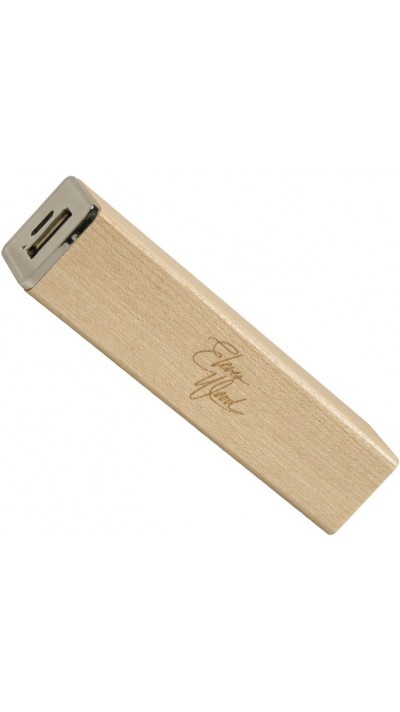 Power Bank Eleven Wood externe Batterie 3000mAh Echtholz - Cherry