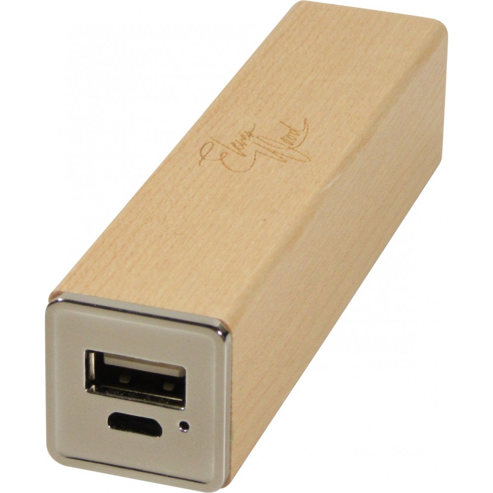 Power Bank Eleven Wood externe Batterie 3000mAh Echtholz - Cherry