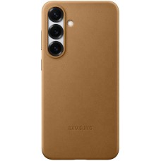 Galaxy S25+ Case H&uuml;lle - Premium Vegan Leder Backcover Kindsuit - Gold