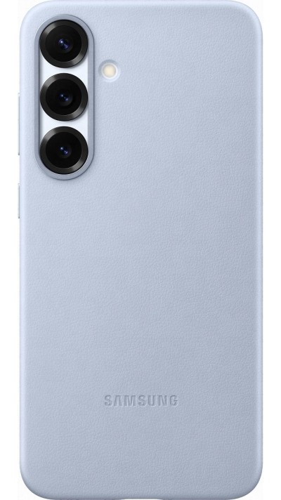 Galaxy S25+ Case Hülle - Premium Vegan Leder Backcover Kindsuit - Hellblau