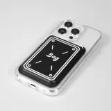 Premium magnetischer Kartenhalter mit starker Haftung - Kompatibel mit Apple MagSafe  - Design nr 5