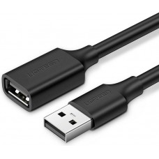 Ugreen USB-A Verlängerungskabel 2 m Weiblich auf Männlich - Schwarz
