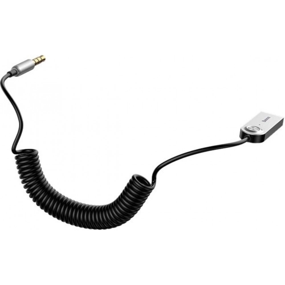 Baseus BA01 Bluetooth 5.0 KFZ Audioempfänger AUX Kabel Adapter für Audiogerät - Schwarz