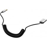 Baseus BA01 Bluetooth 5.0 KFZ Audioempfänger AUX Kabel Adapter für Audiogerät - Schwarz