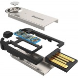 Baseus BA01 Bluetooth 5.0 KFZ Audioempfänger AUX Kabel Adapter für Audiogerät - Schwarz