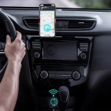 Baseus BA01 Bluetooth 5.0 KFZ Audioempfänger AUX Kabel Adapter für Audiogerät - Schwarz