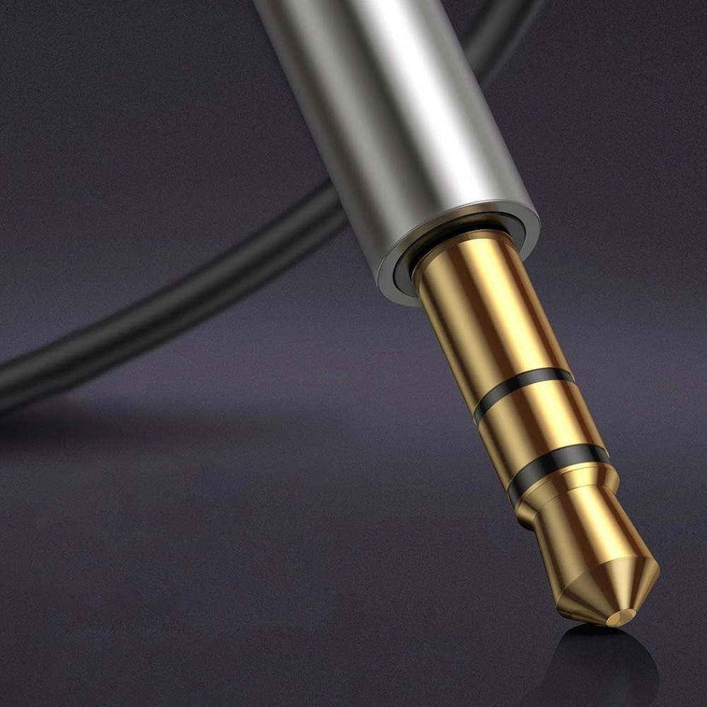 Baseus BA01 Bluetooth 5.0 KFZ Audioempfänger AUX Kabel Adapter für Audiogerät - Schwarz