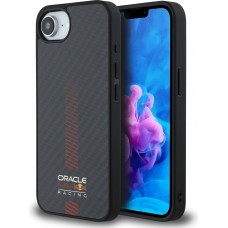 iPhone 16e Case H&uuml;lle - Red Bull Racing Carbon Powerbar MagSafe - Schwarz