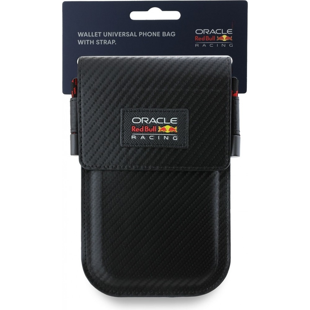 Red Bull Racing Universal Carbon Look Tasche - Schwarz
