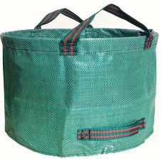 Gartenabfall Tasche (272 L) Wiederverwendbar Strapazierfähiges Polypropylen mit Griffen Pop-Up Laubcontainer - Grün