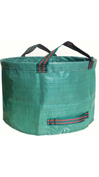 Gartenabfall Tasche (272 L) Wiederverwendbar Strapazierfähiges Polypropylen mit Griffen Pop-Up Laubcontainer - Grün
