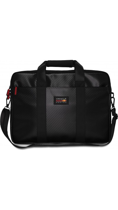 Sac à ordinateur PU Carbon 15/16" Red Bull Racing look carbon - Noir