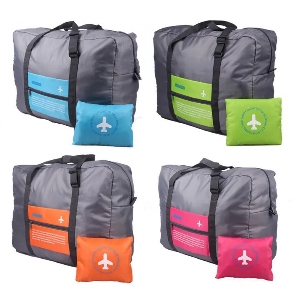 Faltbare und wasserfeste Reisebegleiter-Tasche mit 32L Füllvolumen - Rosa