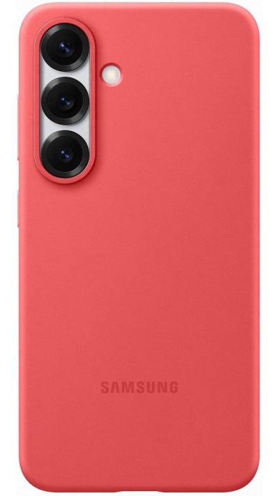 Galaxy S25 Case Hülle - Samsung Original Silikon - Rot