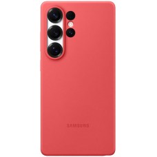 Galaxy S25 Ultra Case Hülle - Samsung Original Silikon - Rot