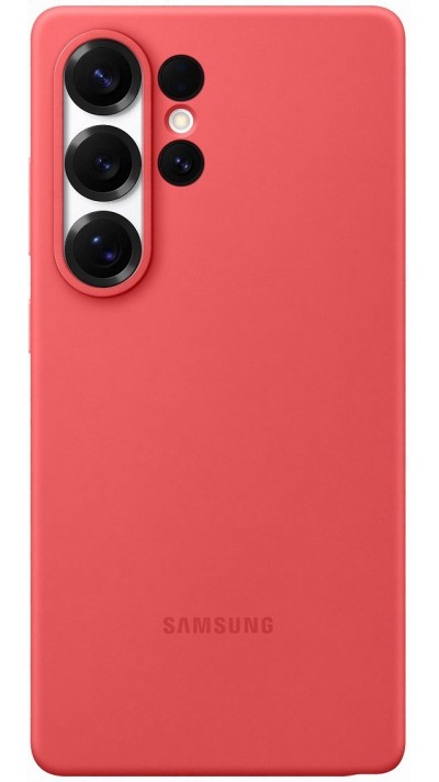 Galaxy S25 Ultra Case Hülle - Samsung Original Silikon - Rot