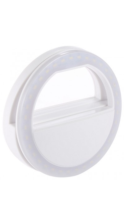 Universal Selfie LED Ring "Beauty Star-Light" - 3 Stufen Helligkeit / Akku