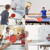 Semi professionelles Ping-pong Spiel Set mit 6 Bällen, 2 Ping-pong Schläger und ausziehbares Netz