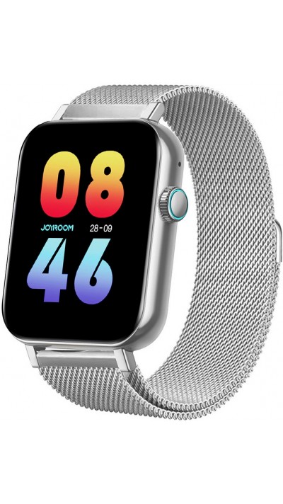 Smart Watch Joyroom JR-FT5 intelligente Armbanduhr IP68 Bluetooth für iPhone & Android - Silber